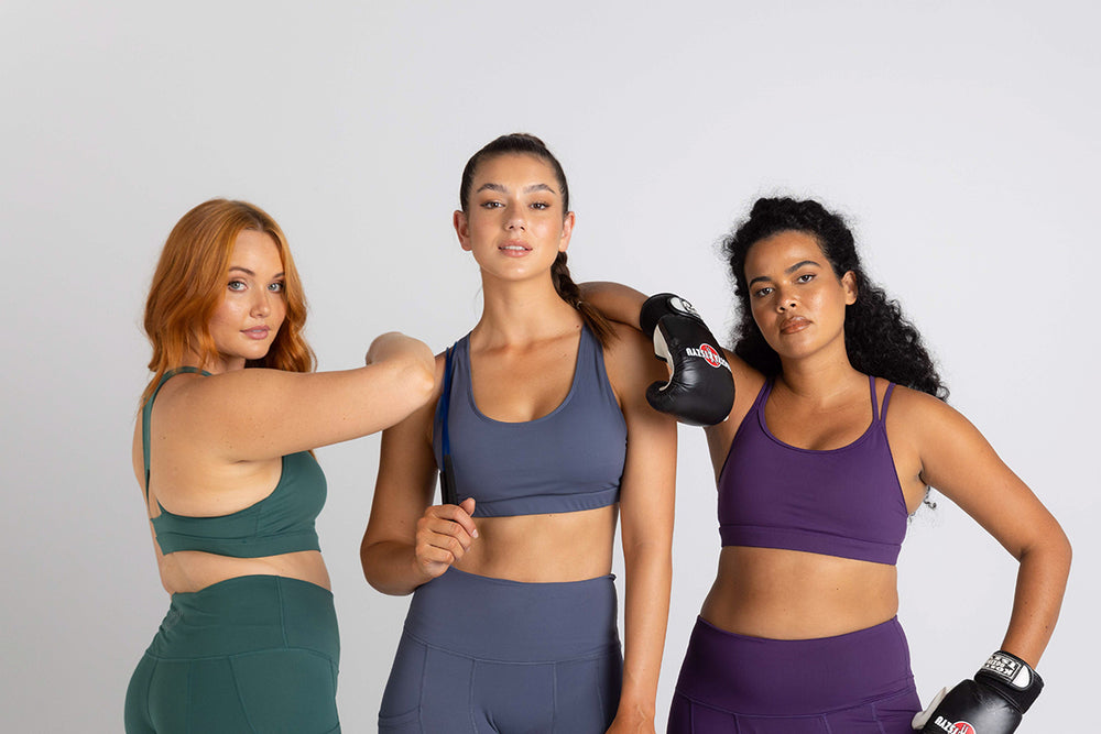 Sweat proof sports bras and crop tops by Idea Athletic - Australian Activewear Brand