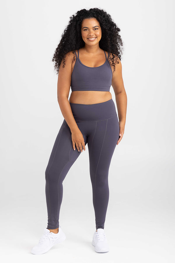All the right places crop black legging - Athletic apparel