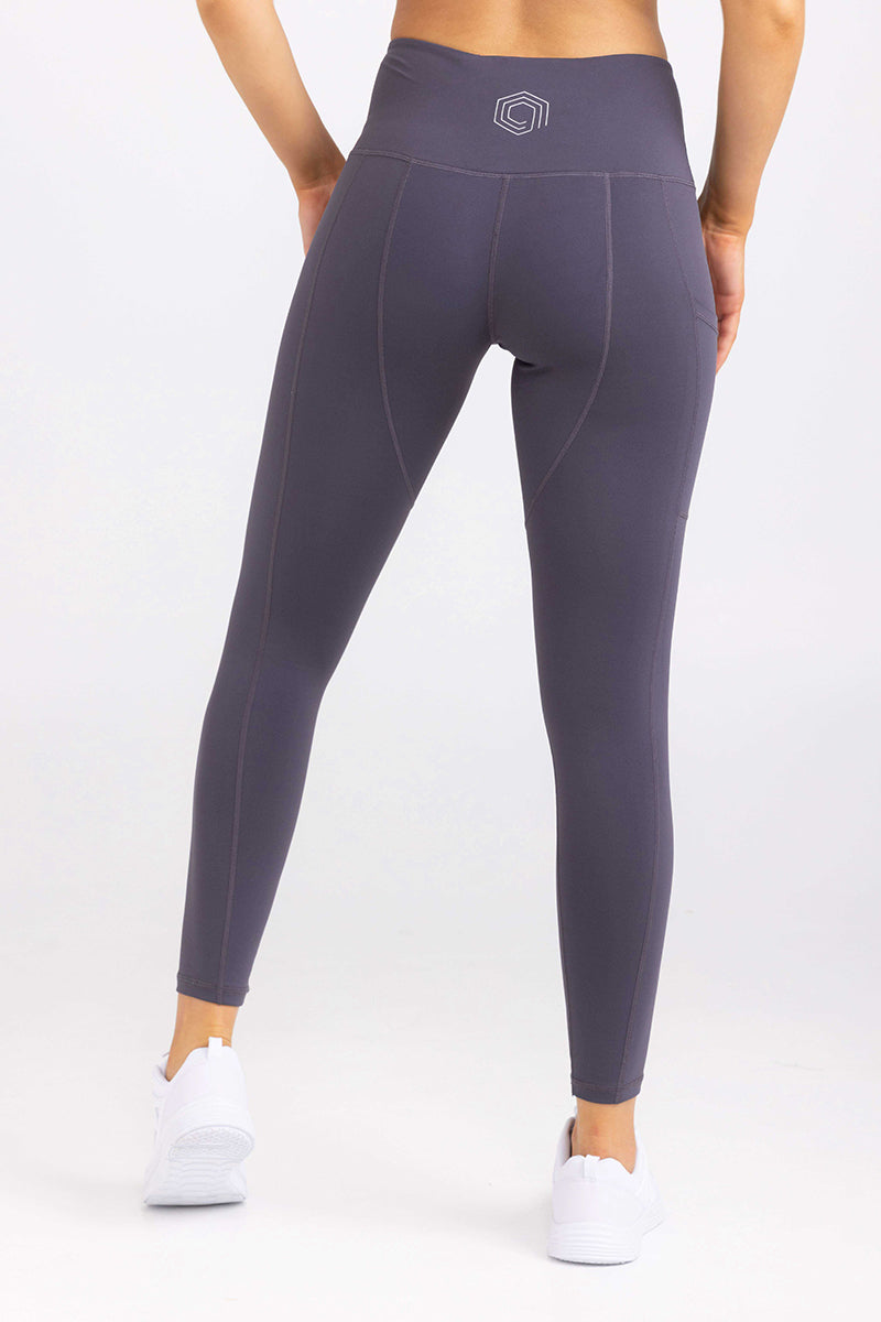 Full Length Legging - Slate Grey | Idea Athletic Australian Activewear Brand