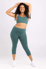 3/4 Length Leggings in teal by Idea Athletic | Tights with pockets, Australian activewear brand