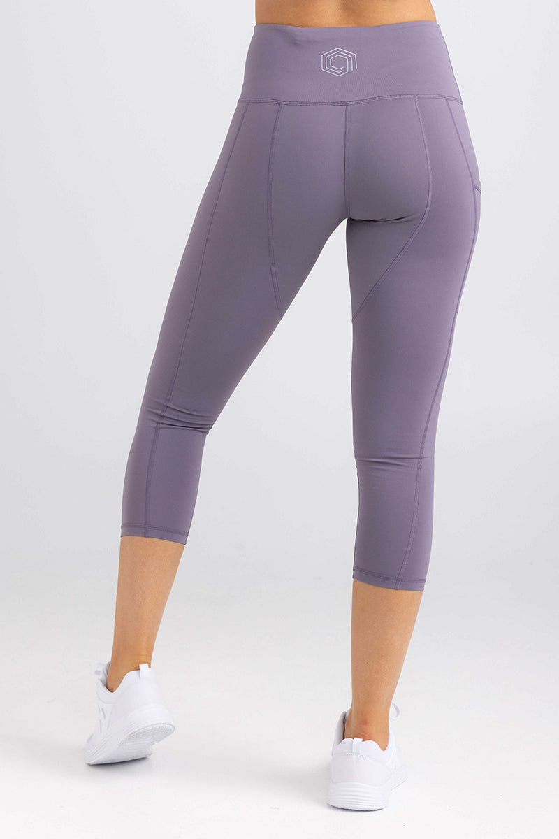 Yogalicious Lux Leggings XS Mid Rise Yoga Pants Light Purple Athleisure  Workout