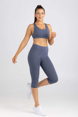 3/4 Length Legging - Steel Violet | Sweat Resistant Activewear by Idea Athletic Australia