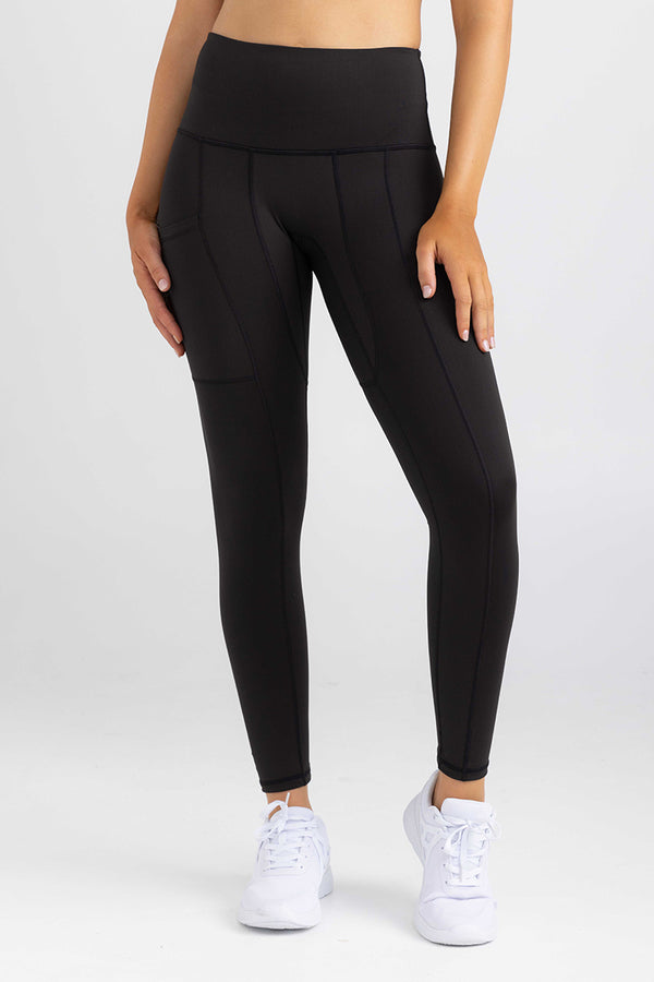 Full Length Tights in Essentials Black - Activewear by Idea Athletic Australia
