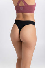 invisiSweat Intimates - Black G String with sweat absorbing lining for protection against sweat - Idea Athletic